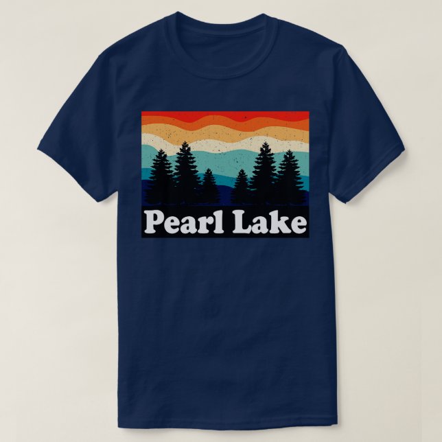 Camiseta Pearl Lake Colorado Retro (Frente do Design)