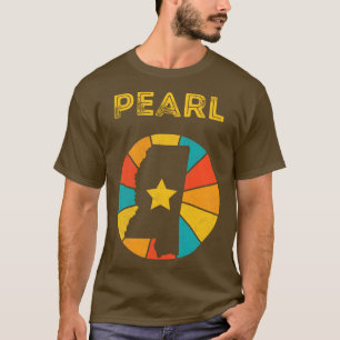 Camiseta Pearl Mississipi Vintage angustiou Souvenir 1