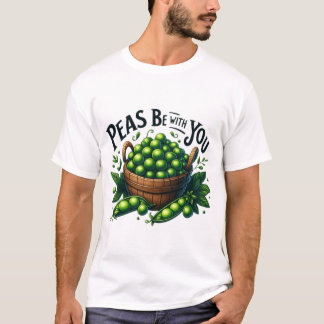 Camiseta Peas Esteja Com Você Engraçado Ação De Graças