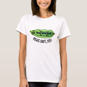 Camiseta Peas Fora Seu Engraçado Peas Pun