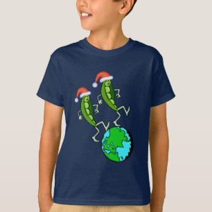 Camiseta Peas on Earth Holiday