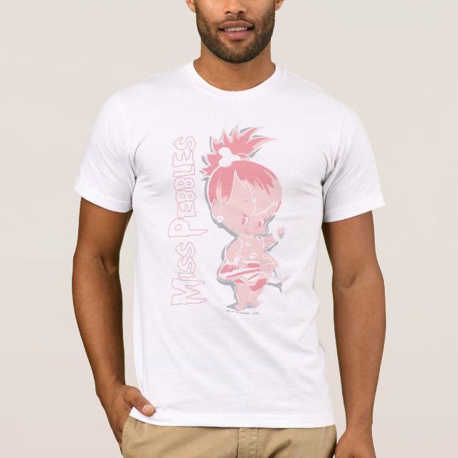 Camiseta PEBBLES™ a rosa (Frente)