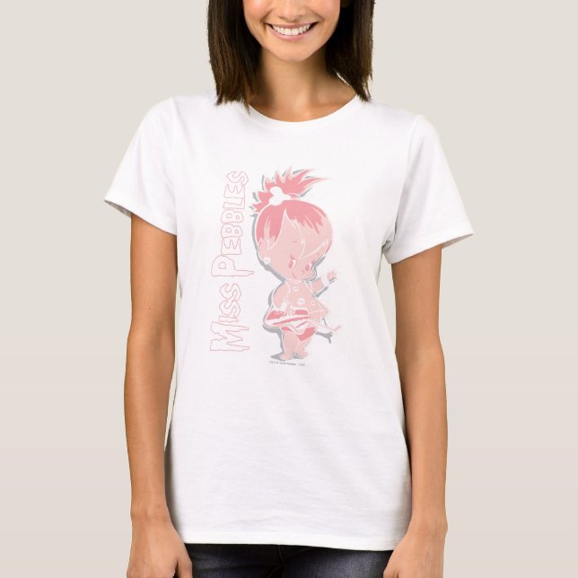 Camiseta PEBBLES™ a rosa (Frente)