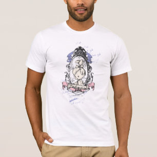 Camiseta PEBBLES™ bonito na reflexão