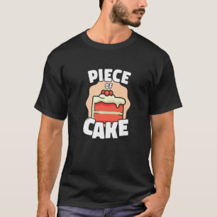 Camiseta Peça De Cupcake De Confeccionador De Bolo De Bolo