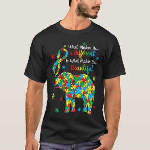 Camiseta Peça de Quebra-Cabeça de Conscientização sobre Aut
