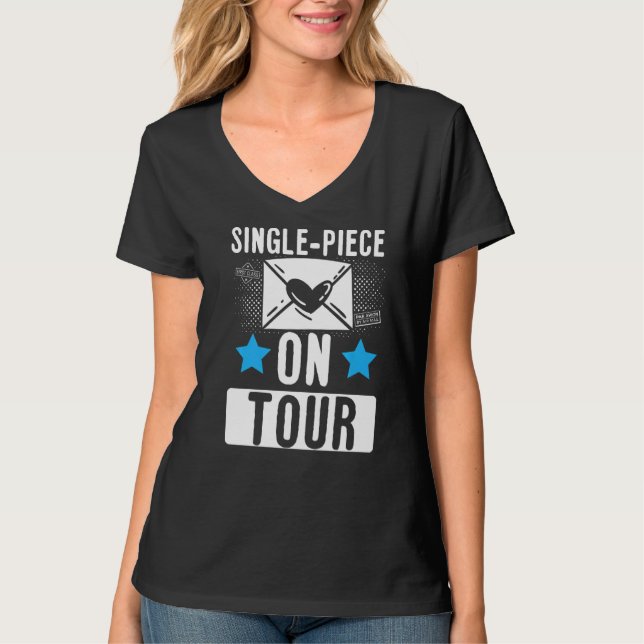 Camiseta Peça De Solteiro Do Correio Trabalhador Postal (Frente)