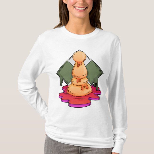 Camiseta Peça de xadrez (Frente)