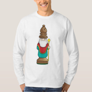 Camiseta Peça de xadrez Bishop Chess