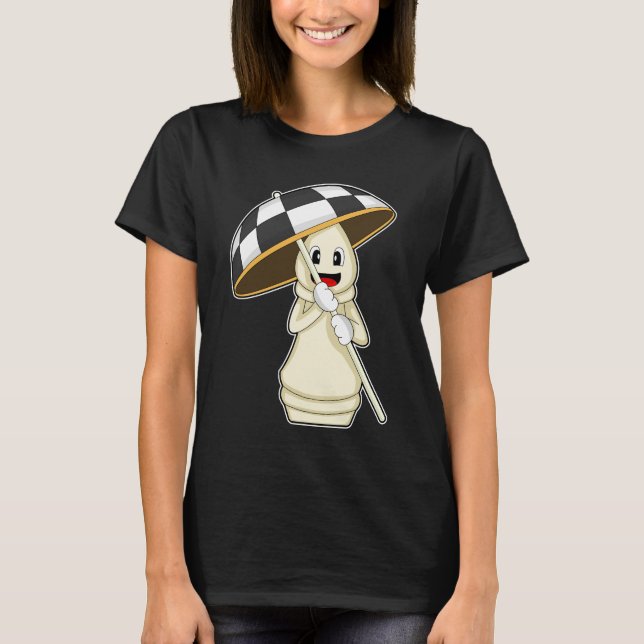 Camiseta Peça de xadrez Bishop Chess (Frente)