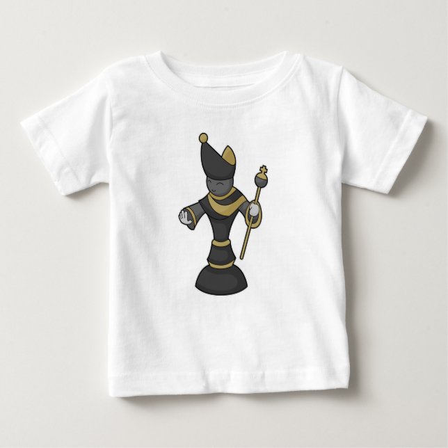 Camiseta Peça de xadrez Funcionarios Bishop Chess (Frente)