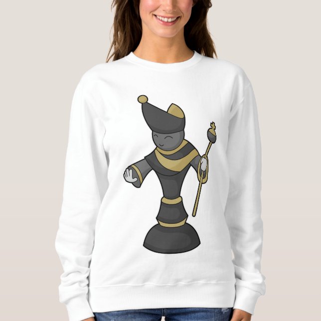 Camiseta Peça de xadrez Funcionarios Bishop Chess (Frente)
