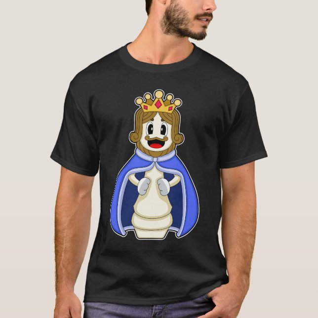 Camiseta Peça de xadrez King Chess (Frente)