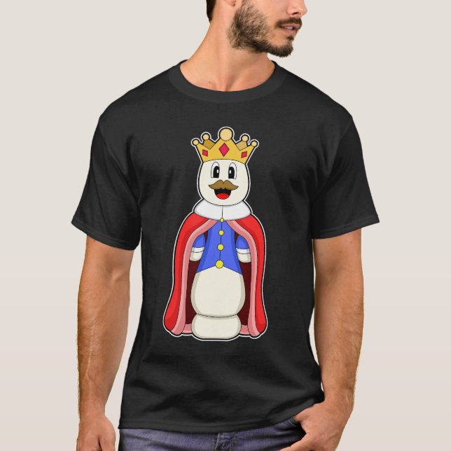 Camiseta Peça de xadrez King Chess (Frente)