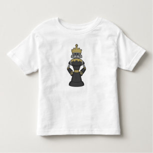 Camiseta Peça de xadrez King Crown Chess