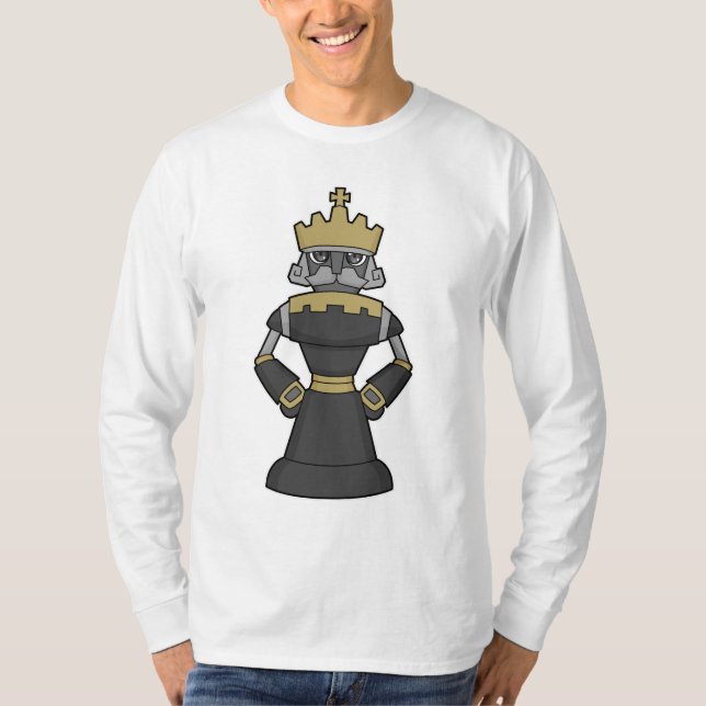 Camiseta Peça de xadrez King Crown Chess (Frente)