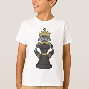 Camiseta Peça de xadrez King Crown Chess