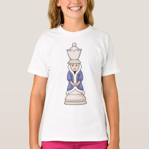 Camiseta Peça de xadrez Queen Chess