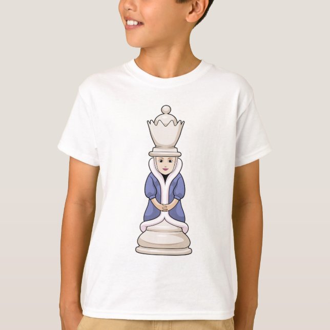 Camiseta Peça de xadrez Queen Chess (Frente)