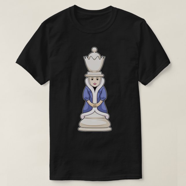 Camiseta Peça de xadrez Xadrez 1 (Frente do Design)