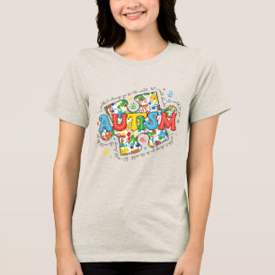 Camiseta Peça do Puzzle do Autismo   Conscientização do Aut