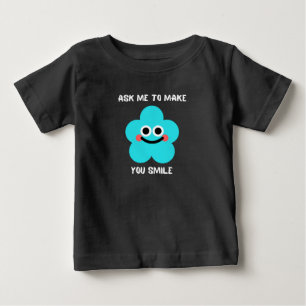 Camiseta Peça-me para fazer você sorrir