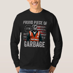Camiseta Peça Orgulhosa De Lixo Dos Estados Unidos, Bandeir