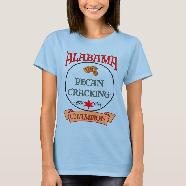Camiseta Pecan Alabama Cracking (Frente)