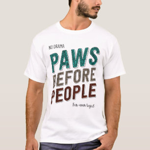 Camiseta Peças Antes das Pessoas: Sem Drama, Pele-Nunca Lea