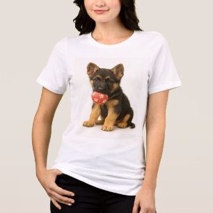 Camiseta Peças Da Minha Bola - German shepherd Pup