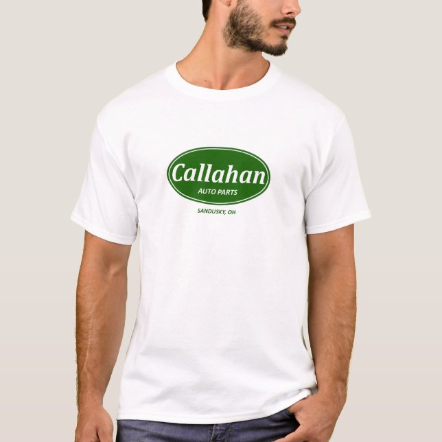 Camiseta Peças de automóvel de Callahan (Frente)