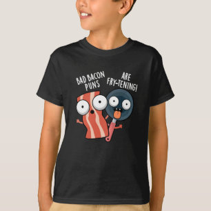 Camiseta Peças De Bacon Más São Comidas De Arranque Escuro