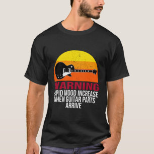 Camiseta Peças de Violão Engraçadas Luthier Guitarist Tech