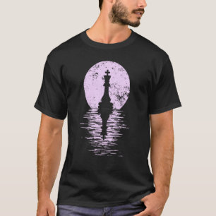 Camiseta Peças de xadrez Rei Rainha Cavalo do Clube de Xadr