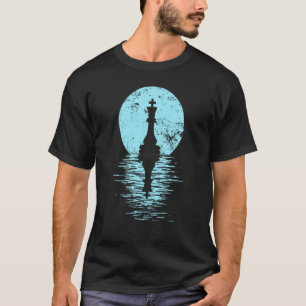 Camiseta Peças de xadrez Rei Rainha Cavalo do Clube de Xadr