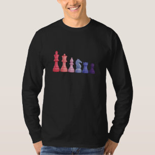 Camiseta Peças de Xadrez Torneio Jogador Rainha Tabuleiro T