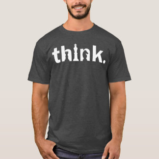 Camiseta Peças de XadrezPensarCavaloRocha Tabuleiro de Xadr