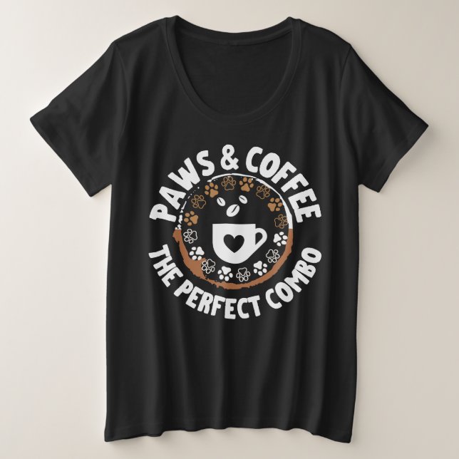 Camiseta Peças e café, a combinação perfeita.b (Frente do Design)