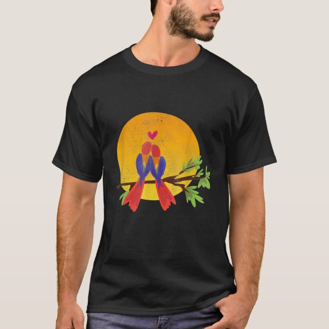 Camiseta Peças No Amor À Camisa-T, Presente Retroativo De V (Frente)