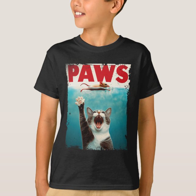 Camiseta Peças Paródia Gato Rato Humorístico Perseguindo Ra (Frente)