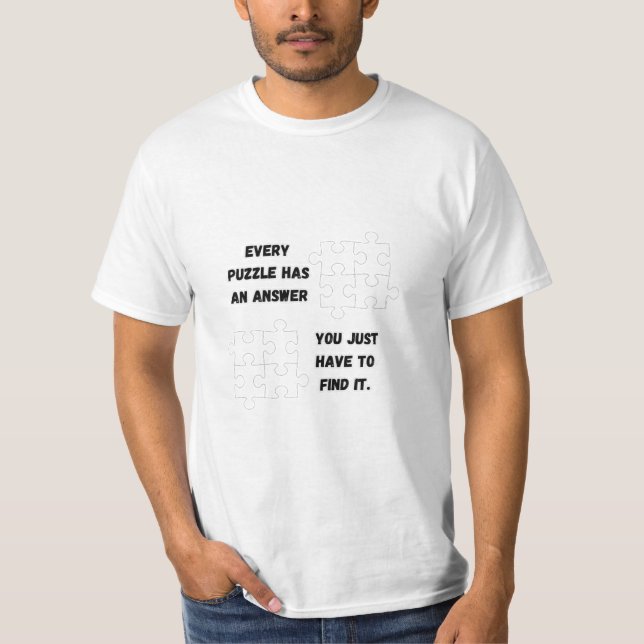 Camiseta Peças quebra-cabeça (Frente)