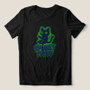 Camiseta Peças Spooky - Brilho Neon APENAS PRETO