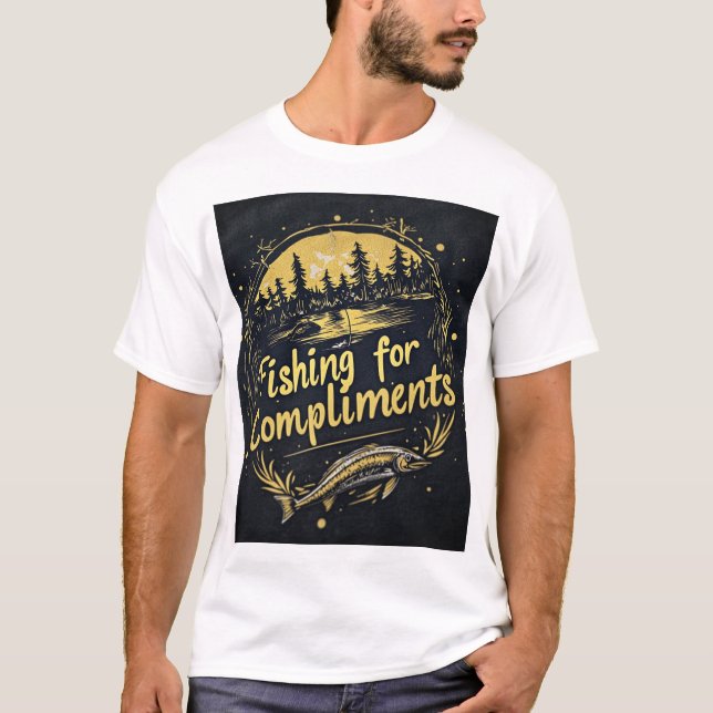 Camiseta Pêcher des Compliments 🎣 (Frente)