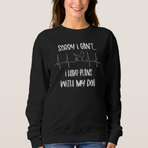Camiseta Peço desculpa por não ter planos com o meu cão