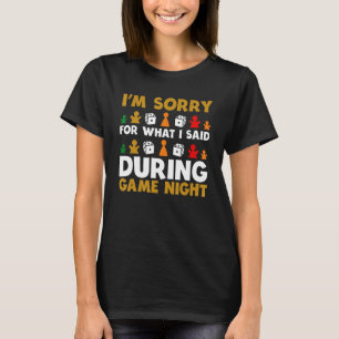 Camiseta Peço Desculpas Pelo Que Disse Durante a Noite de J
