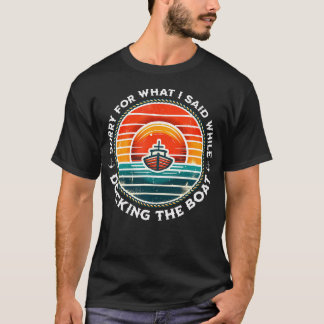 Camiseta Peço Desculpas Pelo Que Disse Quando Estava Atraca