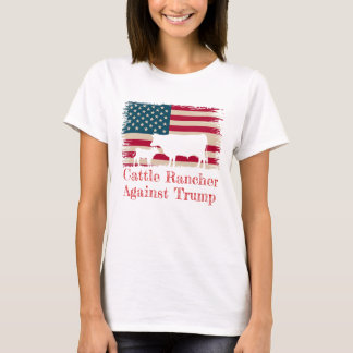 Camiseta Pecuária Americana Contra Trump