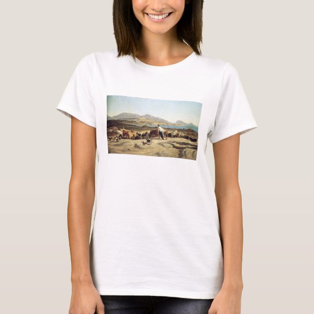 Camiseta Pecuária perto de Marselha, 1853 (óleo no cânva) (Frente)