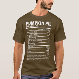 Camiseta PEDAÇO Calorias Fatos do Halloween presente de fan