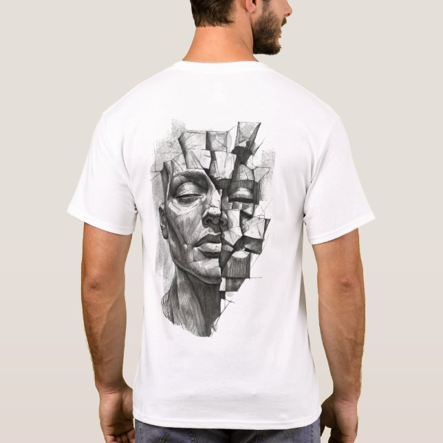 Camiseta Pedaços Modelo II (Verso)